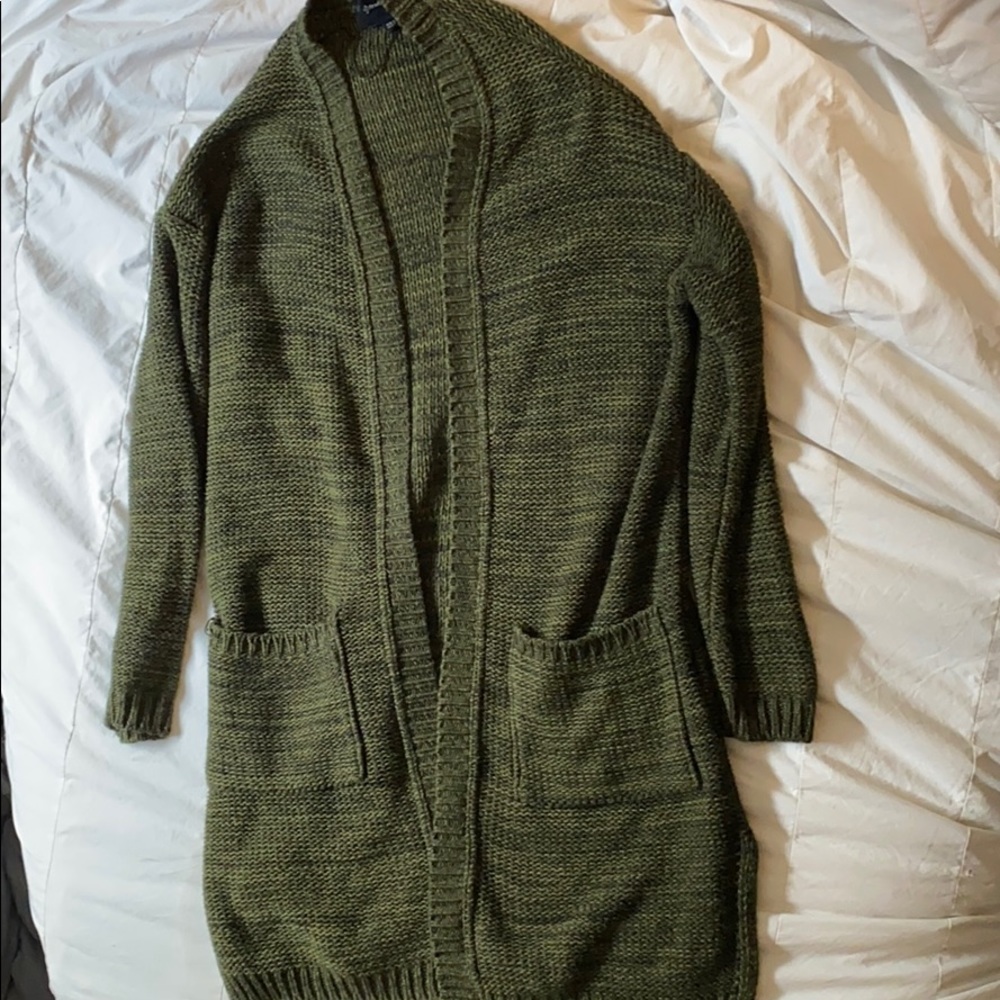 STRADIVARIUS Long Knit Cardigan